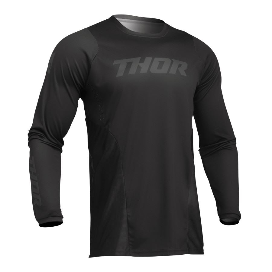 Thor 2024 Pulse Blackout Black Motocross Jersey